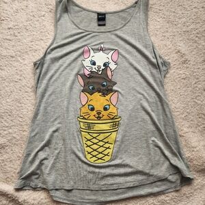 Large Disney Aristocats tank top